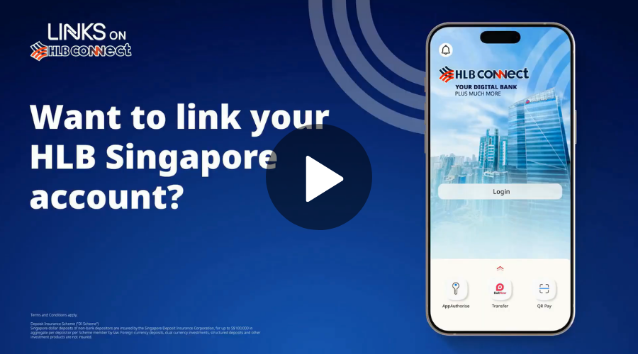 How to link existing HLB SG account