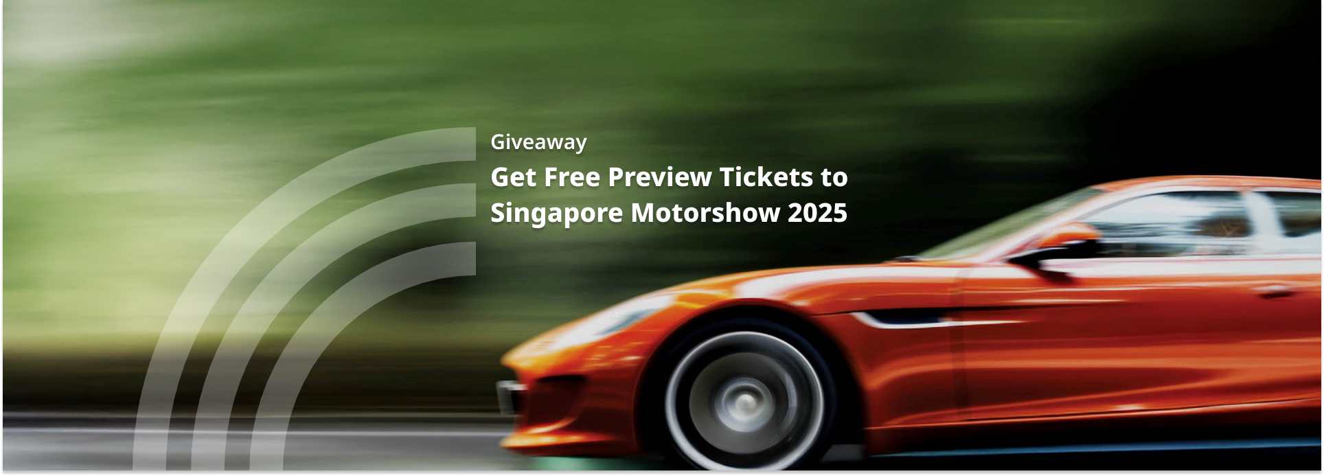 Get Free Preview Tickets to Singapore Motorshow 2025